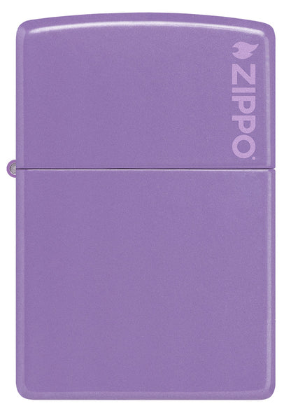 66081 Smoky Lavender Zippo Logo