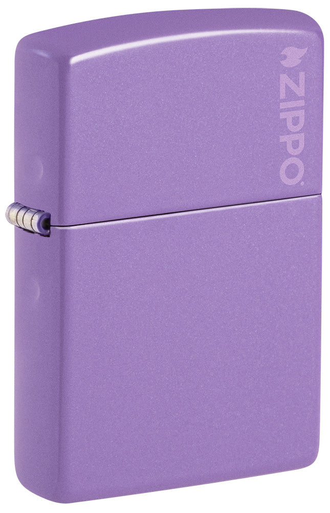66081 Smoky Lavender Zippo Logo