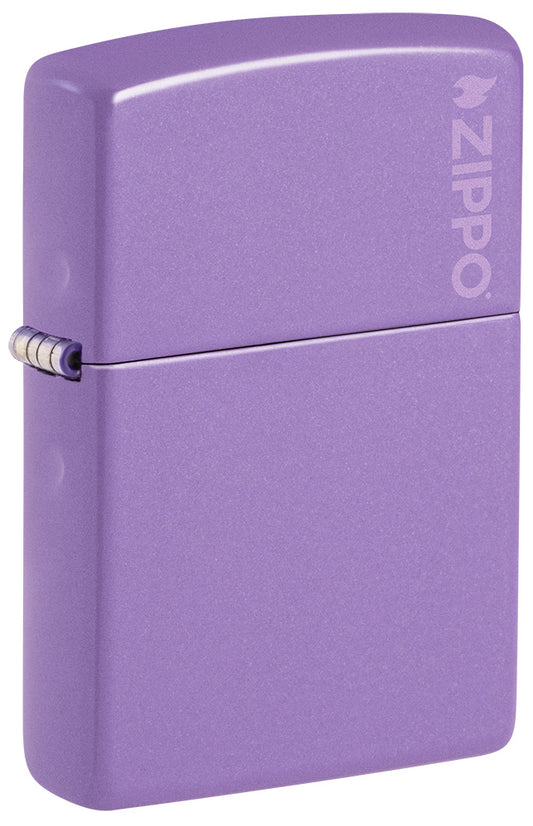 66081 Smoky Lavender Zippo Logo