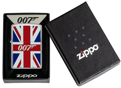 Zippo zapalovač 21978 James Bond Union Jack Design