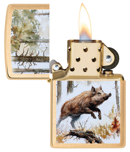 Zippo zapalovač 23018 Wild Boar