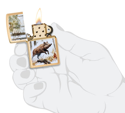 Zippo zapalovač 23018 Wild Boar