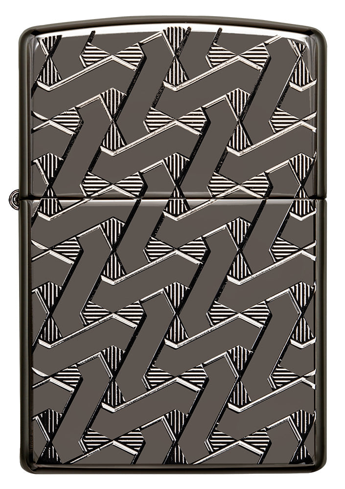 Zippo zapalovač 25704 Armor® Geometric Weave Design