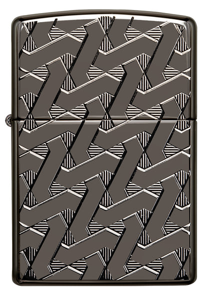 Zippo zapalovač 25704 Armor® Geometric Weave Design