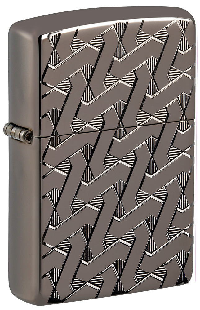 Zippo zapalovač 25704 Armor® Geometric Weave Design