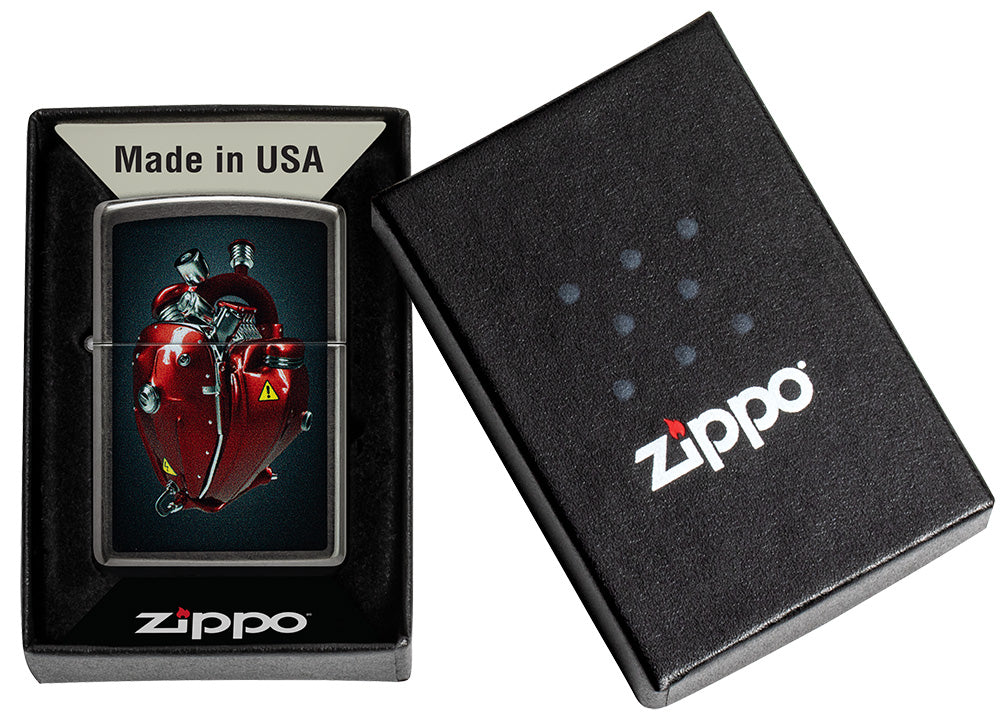 Zippo zapalovač 66093 Heart Engine Design