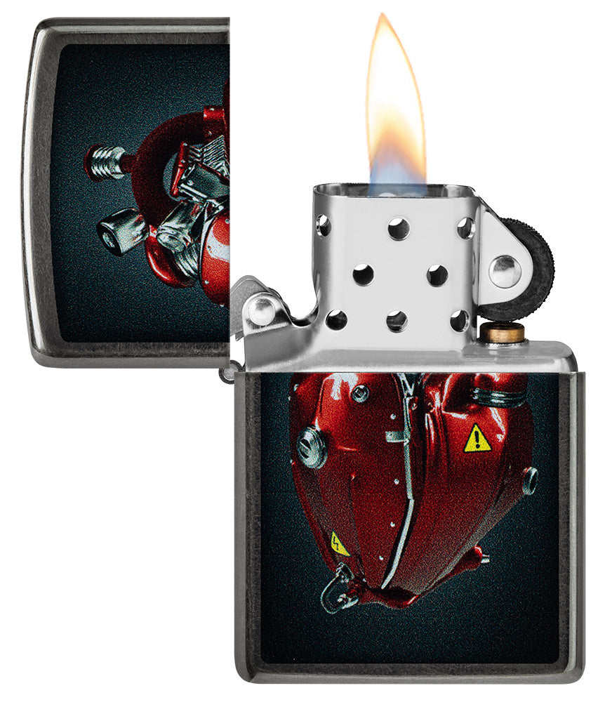 Zippo zapalovač 66093 Heart Engine Design