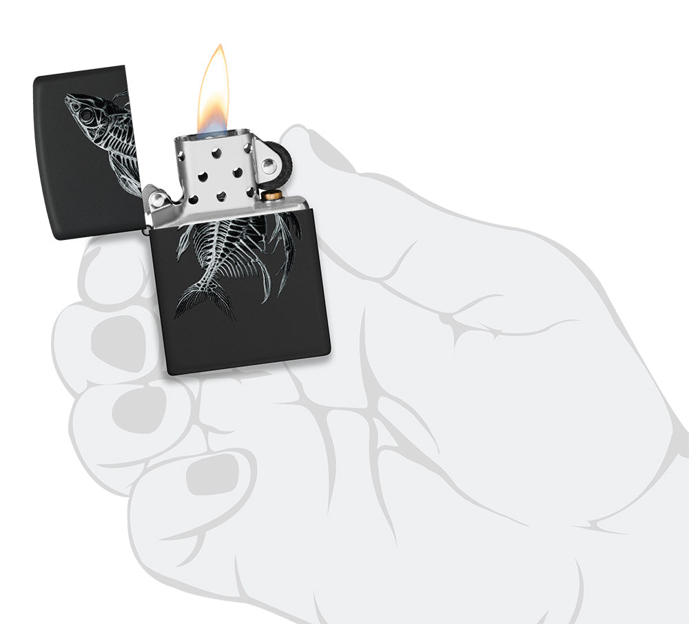 Zippo zapalovač 66096 Fish Skeleton