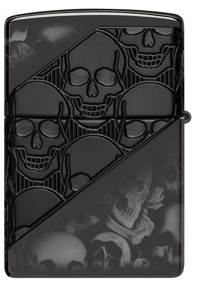 Zippo zapalovač 66098 Skull Collage Design