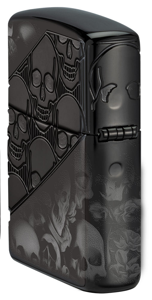 Zippo zapalovač 66098 Skull Collage Design