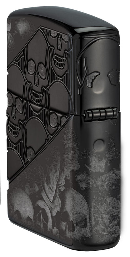 Zippo zapalovač 66098 Skull Collage Design