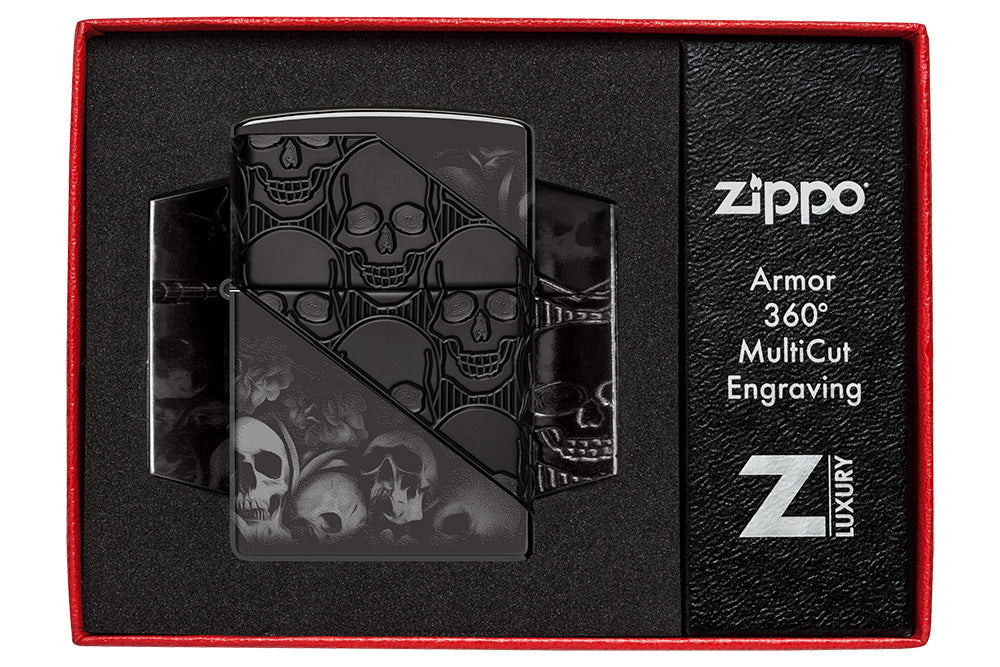 Zippo zapalovač 66098 Skull Collage Design