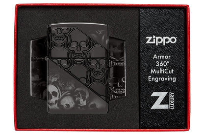 Zippo zapalovač 66098 Skull Collage Design