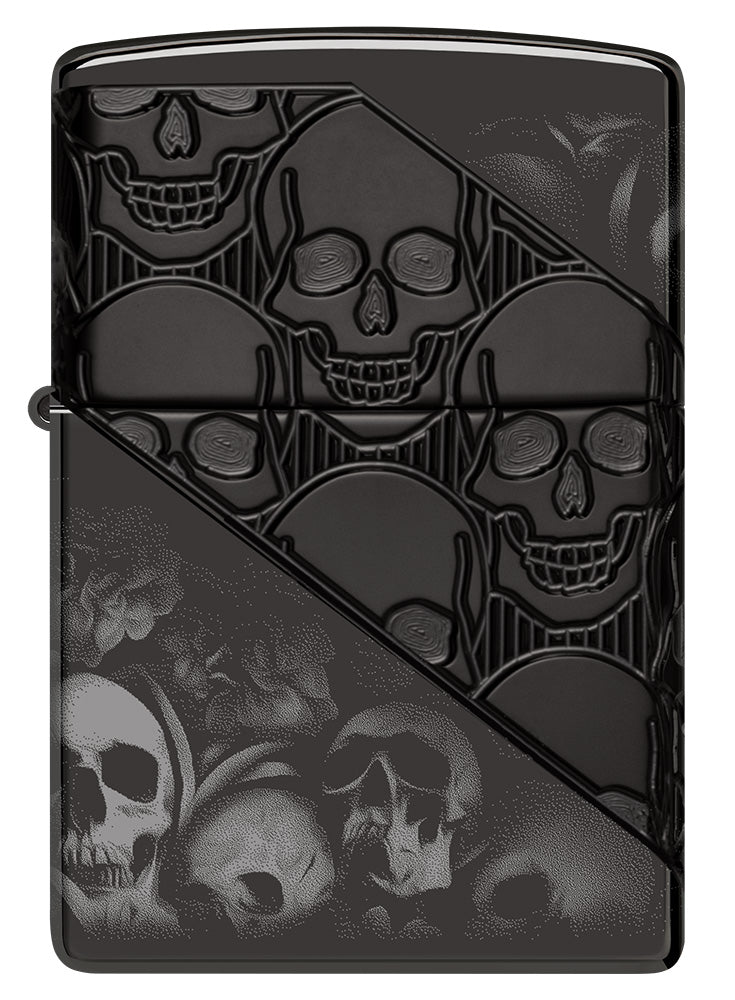 Zippo zapalovač 66098 Skull Collage Design