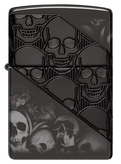 Zippo zapalovač 66098 Skull Collage Design