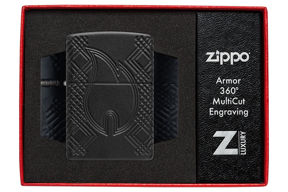 Zippo zapalovač 66104 Armor® Rivet Flame Design
