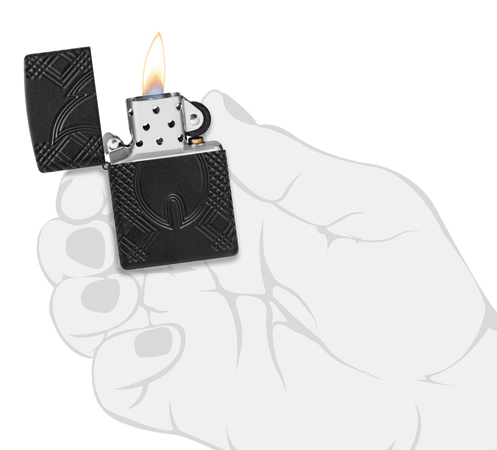 Zippo zapalovač 66104 Armor® Rivet Flame Design