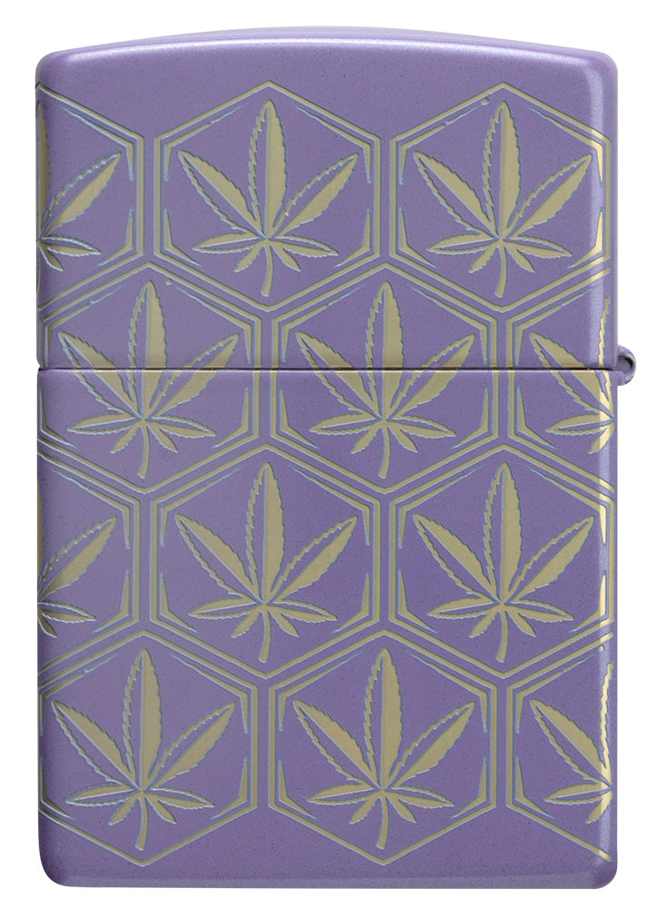Zippo zapalovač 66107 Honeycomb Cannabis Design