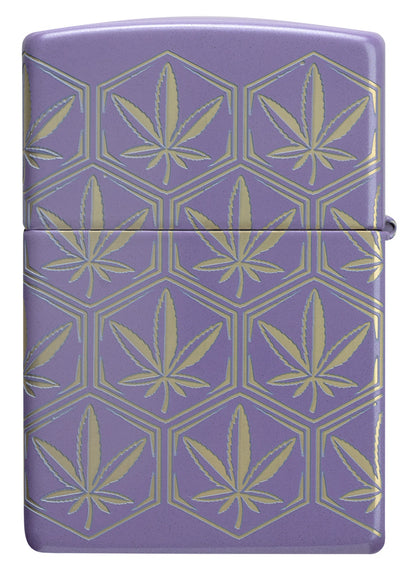 Zippo zapalovač 66107 Honeycomb Cannabis Design