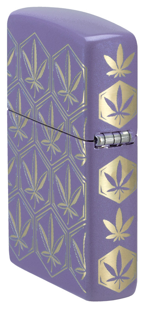 Zippo zapalovač 66107 Honeycomb Cannabis Design