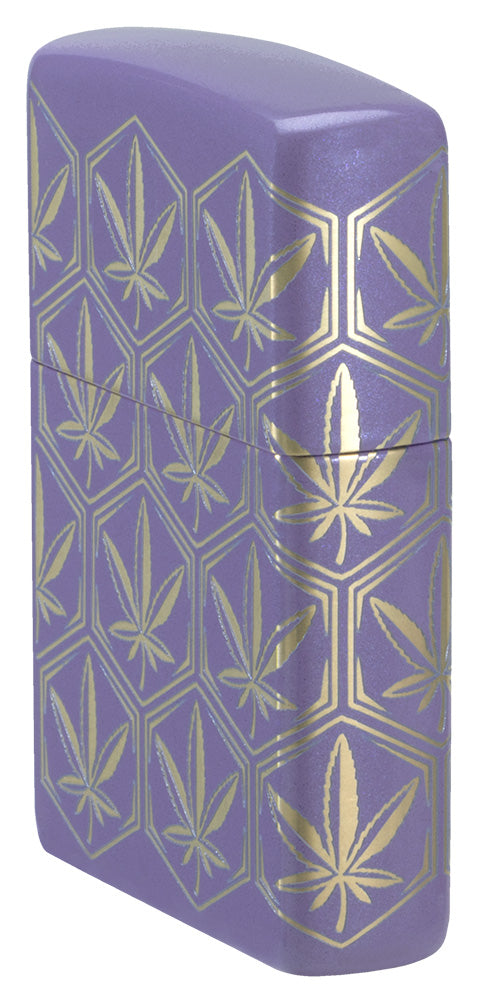 Zippo zapalovač 66107 Honeycomb Cannabis Design
