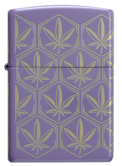 Zippo zapalovač 66107 Honeycomb Cannabis Design