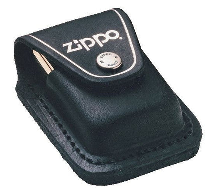 17003 Černé kožené pouzdro na zapalovač Zippo