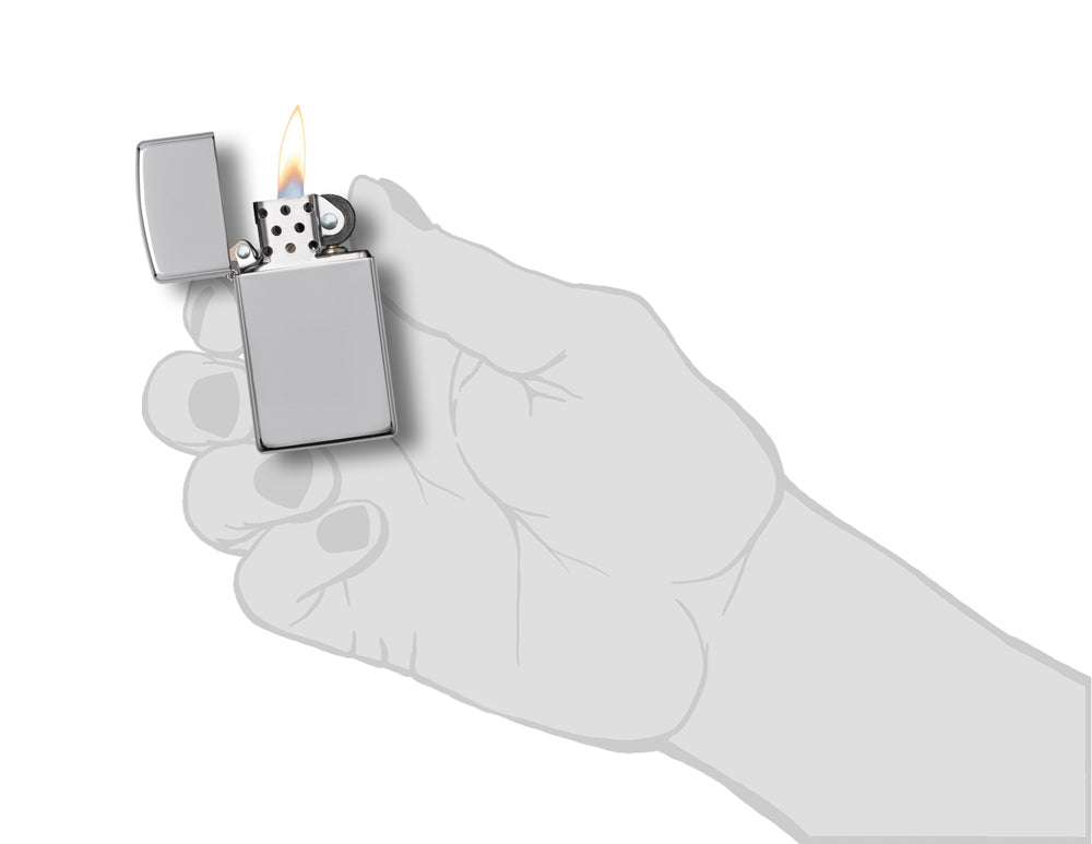 Zippo zapalovač 22071 Slim® High Polish Chrome