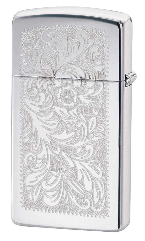 Zippo zapalovač 22076 Slim® Chrome Venetian®