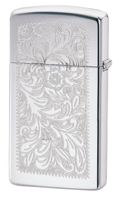 Zippo zapalovač 22076 Slim® Chrome Venetian®