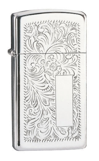Zippo zapalovač 22076 Slim® Chrome Venetian®