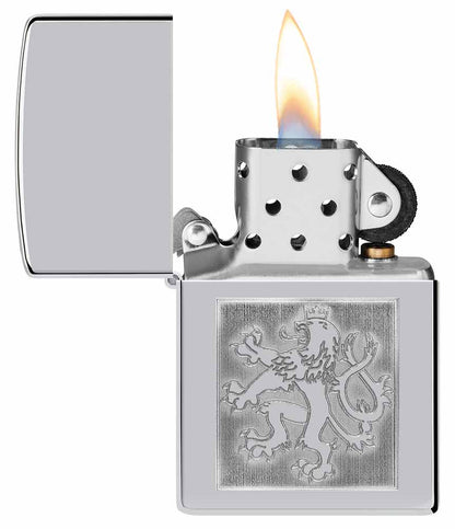 Zippo zapalovač 22650 Czech Lion in Square
