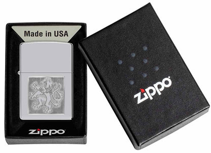 Zippo zapalovač 22650 Czech Lion in Square