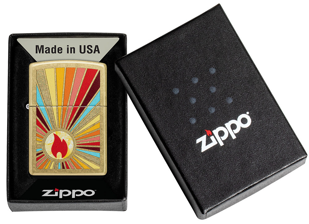 Zapalovač Zippo 23019 Beaming Flame Design