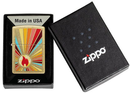 Zapalovač Zippo 23019 Beaming Flame Design