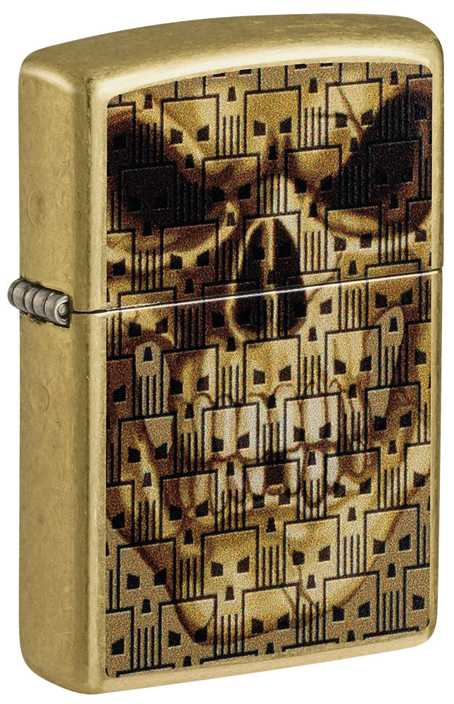 Zapalovač Zippo 23020 Skulls on Skulls Design