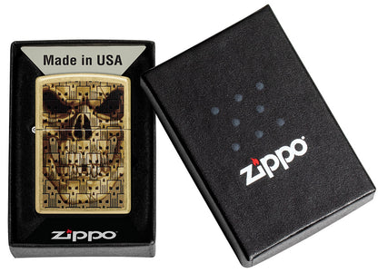 Zapalovač Zippo 23020 Skulls on Skulls Design