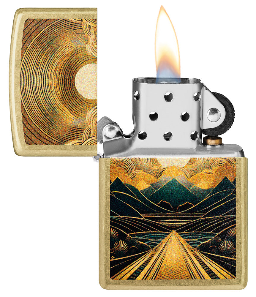 Zapalovač Zippo 23022 Through the Mountains Design