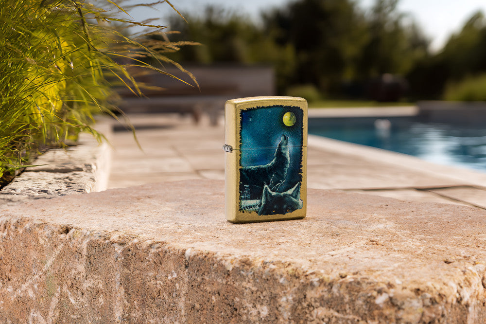 Zippo zapalovač 23082 Wolf Song Design
