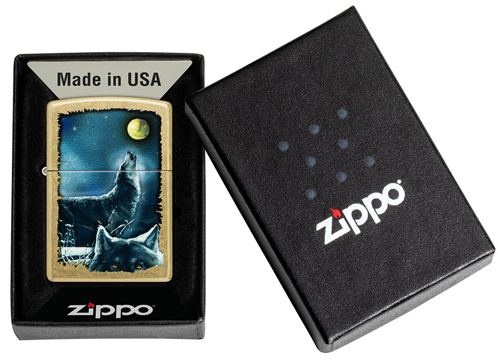 Zippo zapalovač 23082 Wolf Song Design