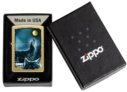 Zippo zapalovač 23082 Wolf Song Design