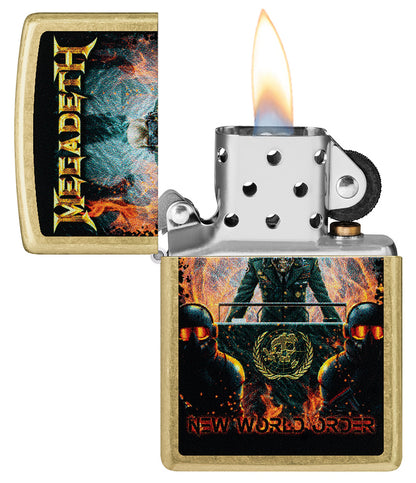 Zippo zapalovač 23084 Megadeth New World Order Design