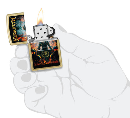 Zippo zapalovač 23084 Megadeth New World Order Design