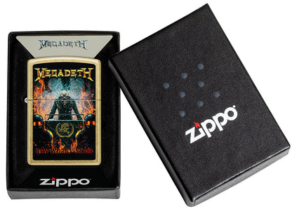 Zippo zapalovač 23084 Megadeth New World Order Design