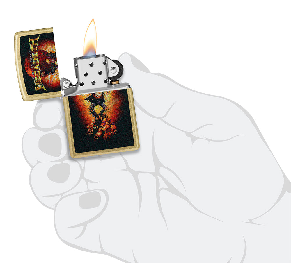 Zippo zapalovač 23085 Megadeth Rust In Peace Design