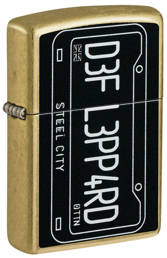 Zippo zapalovač 23086 Def Leppard Steel City Design