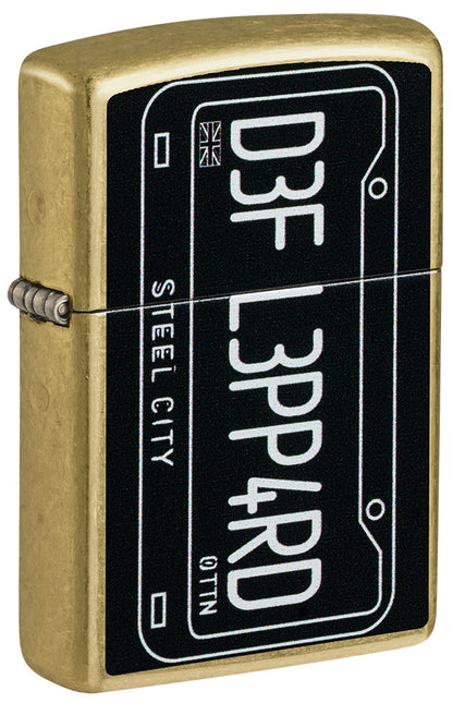 Zippo zapalovač 23086 Def Leppard Steel City Design