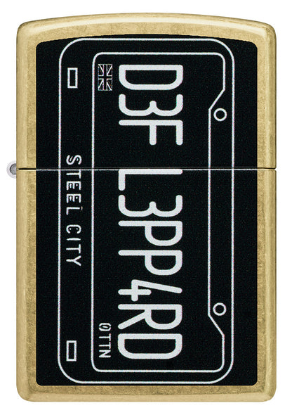 Zippo zapalovač 23086 Def Leppard Steel City Design