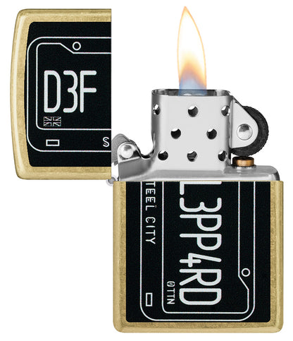 Zippo zapalovač 23086 Def Leppard Steel City Design