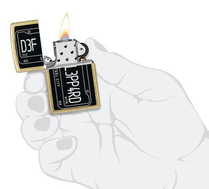 Zippo zapalovač 23086 Def Leppard Steel City Design